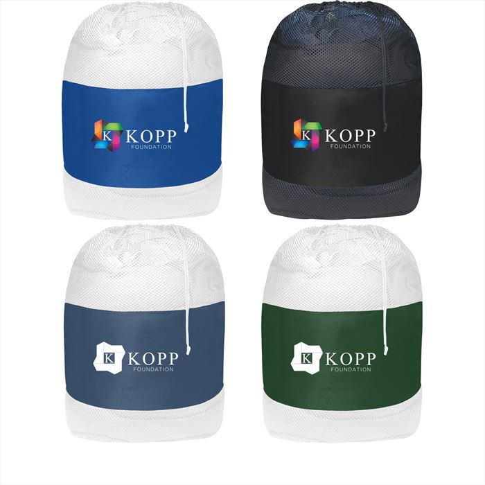 JH3070 Mesh Laundry Bag With Custom Imprint